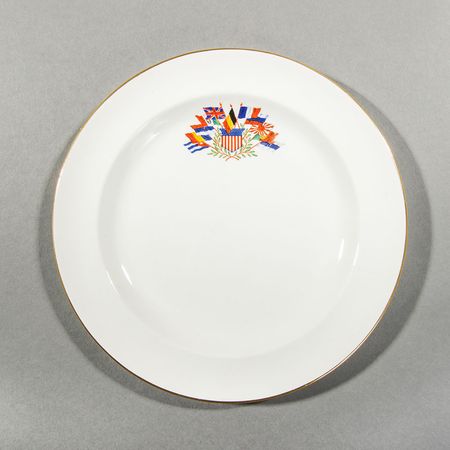Lot #335 Woodrow Wilson Plate - Image 1
