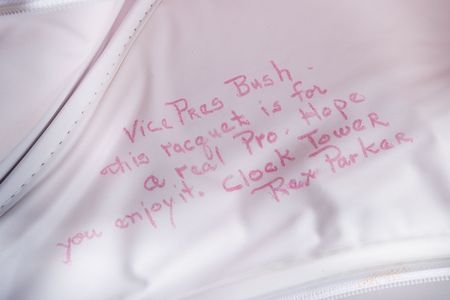 Lot #306 George Bush’s Tennis Racket - Image 2