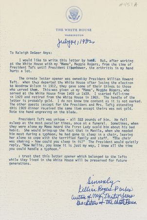 Lot #18 William H. Taft’s Letter Opener - Image 3