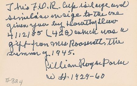 Lot #138 Franklin D. Roosevelt’s Blue Cup - Image 4