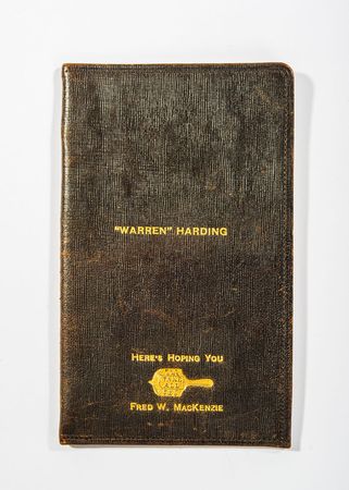 Lot #31 Warren G. Harding’s Leather Jacket Wallet