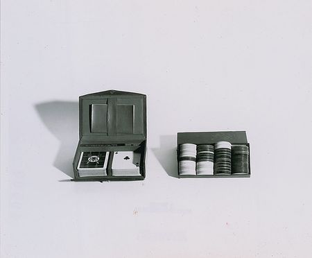 Lot #37 Warren G. Harding?s Mahogany Poker Set - Image 3