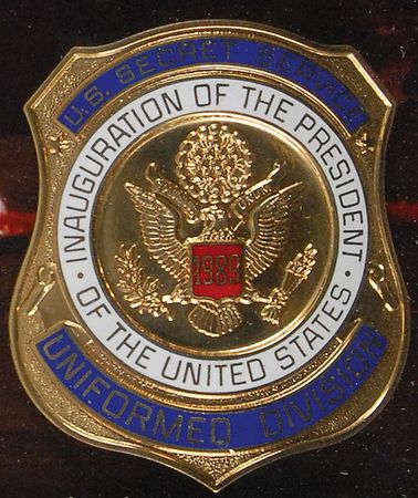Lot #297 Ronald Reagan and George Bush Secret Service Badges - Image 3