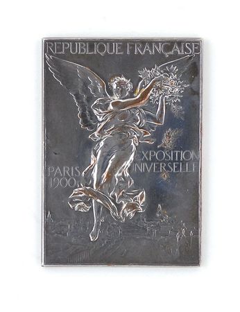 Lot #368 Paris Olympics 1900 Silvered Bronze Winners Medal - Image 1