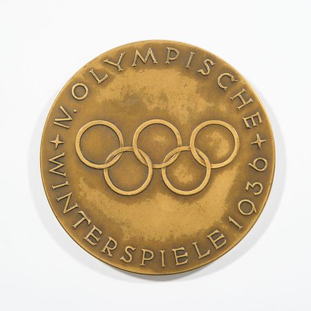 Lot #431 Garmisch Olympics 1936 Bronze Winners Medal - Image 2