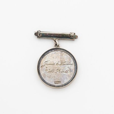 Lot #373 Silver Pentathlon 1904 Columbia University Medal - Image 4