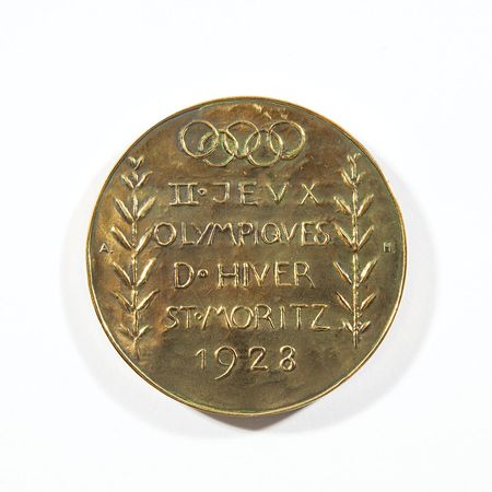 Lot #415 St. Moritz Olympics 1928 Bronze Winners Medal - Image 2