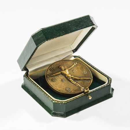 Lot #415 St. Moritz Olympics 1928 Bronze Winners Medal - Image 3