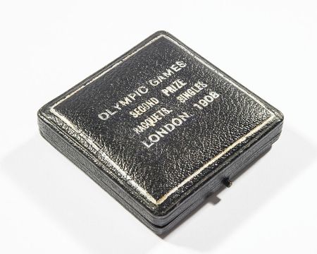 Lot #379 London Olympics 1908 Silver Winners Medal - Image 2