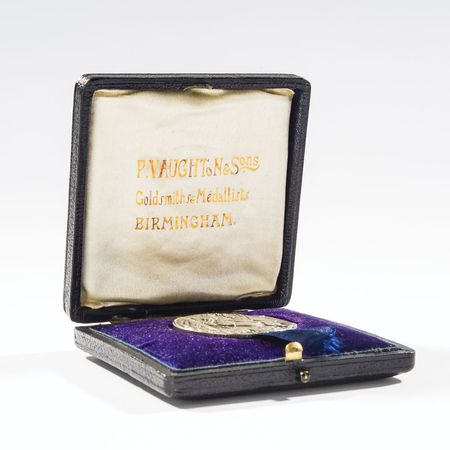 Lot #379 London Olympics 1908 Silver Winners Medal - Image 3