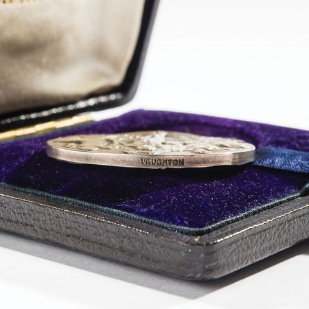 Lot #379 London Olympics 1908 Silver Winners Medal - Image 7