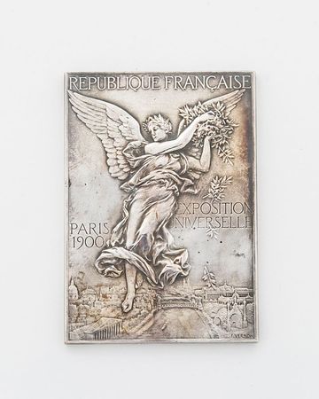 Lot #367 Paris Olympics 1900 Silvered Bronze Winners Medal - Image 2