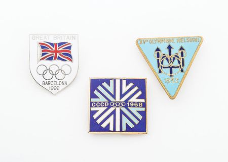 Lot #437 Olympic Pins: Helsinki, Grenoble, and Barcelona - Image 4