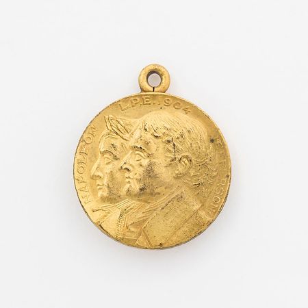 Lot #375 St. Louis World’s Fair 1904 Lapel Pin, Pendants, and Certificates - Image 3