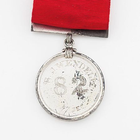 Lot #382 Evert Jansen Wendell’s 1882 Harvard First Prize Medal - Image 2