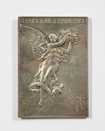 Lot #366 Paris Olympics 1900 Silvered Bronze Winners Medal - Image 2