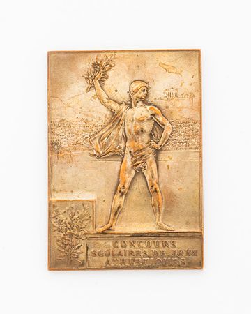 Lot #369 Paris Olympics 1900 Bronze Winners Medal - Image 2