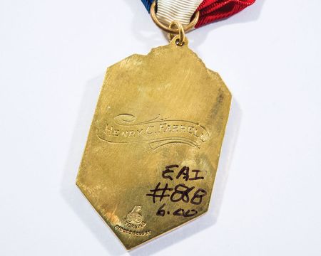 Lot #403 Henry Farrell’s Paris Olympics 1924 Welcome Home Badge - Image 2