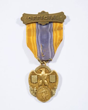 Lot #377 Athens Olympics 1906 US Committee Badge - Image 1