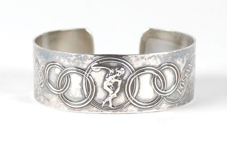 Lot #417 Los Angeles Olympics 1932 Silver Bracelet - Image 1