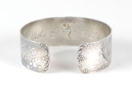 Lot #417 Los Angeles Olympics 1932 Silver Bracelet - Image 2