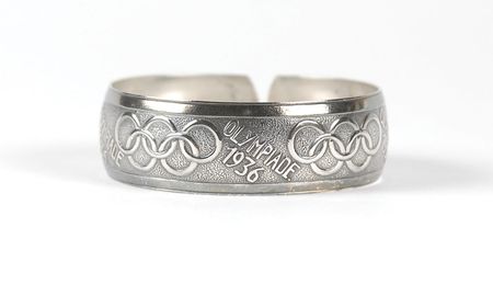 Lot #423 Berlin Olympics 1936 Silver Bracelet - Image 1