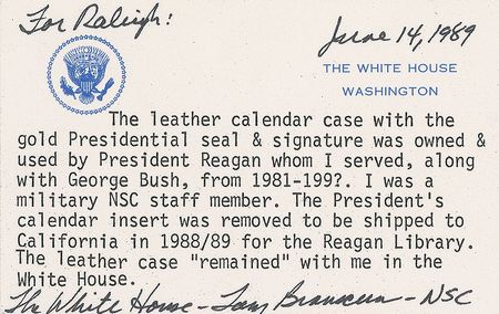 Lot #288 Ronald Reagan’s Leather Calendar Case - Image 2