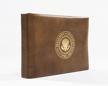 Lot #300 Ronald Reagan Space Shuttle Photo Album - Image 1