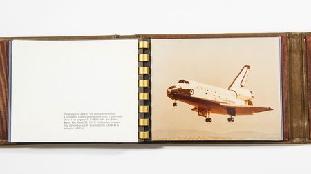 Lot #300 Ronald Reagan Space Shuttle Photo Album - Image 7