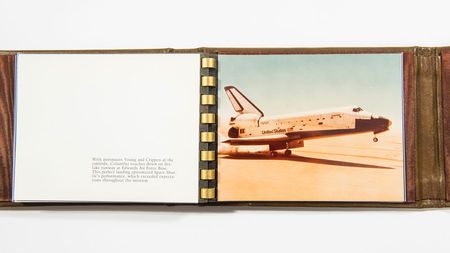 Lot #300 Ronald Reagan Space Shuttle Photo Album - Image 8