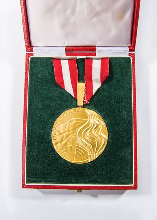 Lot #443 Innsbruck Olympics 1976 Gold Winners Medal - Image 5