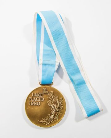 Lot #444 Lake Placid Olympics 1980 Bronze Winners Medal - Image 1