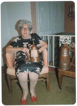 Lot #164 Harry S. Truman and William Hassett’s Pair of Large Oak Beer Steins - Image 7