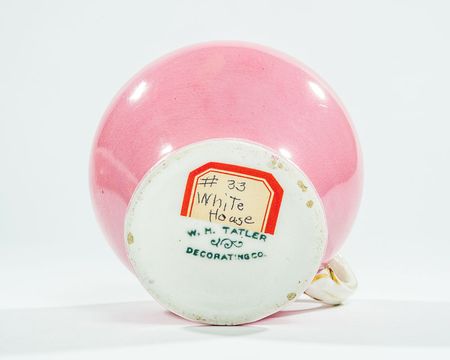 Lot #167 Harry S. Truman White House Queens? Room?s Pink Pitcher - Image 2