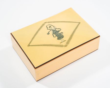 Lot #159 Harry S. Truman White House Celluloid Powder Box - Image 1