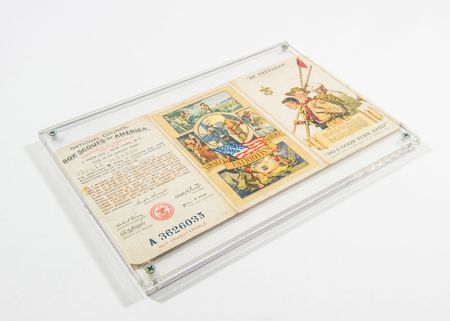 Lot #356 Gus Grissom’s Boy Scout Card - Image 1