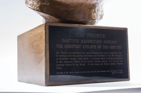 Lot #446 Jim Thorpe Bust - Image 2