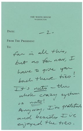 Lot #311 George Bush Autographed Letter Signed - Image 2