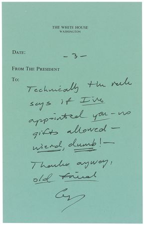 Lot #311 George Bush Autographed Letter Signed - Image 3
