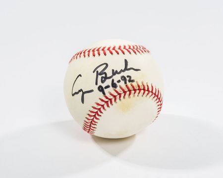 Lot #308 George Bush Signed Baseball - Image 1