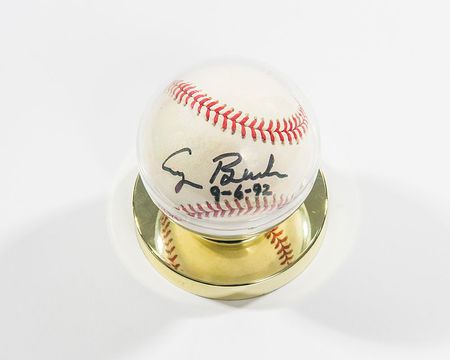 Lot #308 George Bush Signed Baseball - Image 2