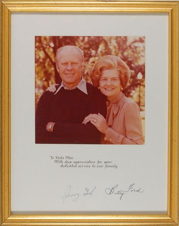 Lot #270 Gerald and Betty Ford Signed Photograph - Image 1