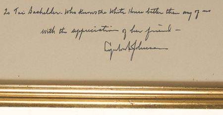 Lot #237 Lyndon B. Johnson Signed Photograph - Image 2