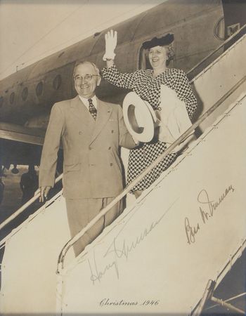 Lot #149 Harry and Bess Truman Signed Photograph - Image 2
