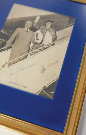 Lot #149 Harry and Bess Truman Signed Photograph - Image 4