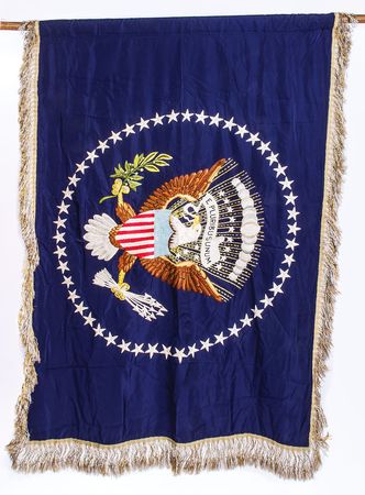 Lot #255 Richard Nixon?s Presidential Flag - Image 1