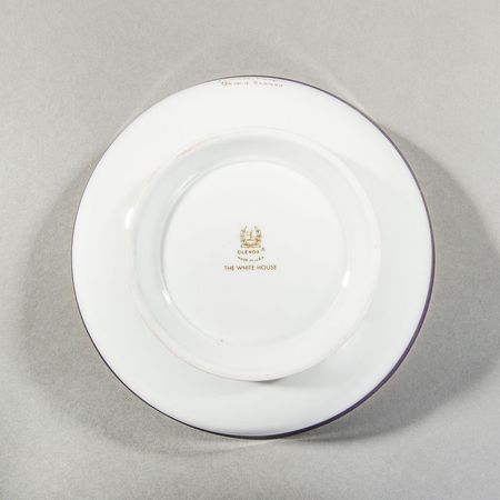 Lot #340 Ronald Reagan Signature Bowl - Image 2