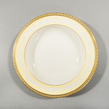 Lot #342 Bill Clinton Official Presidential Rim Soup Bowl - Image 1