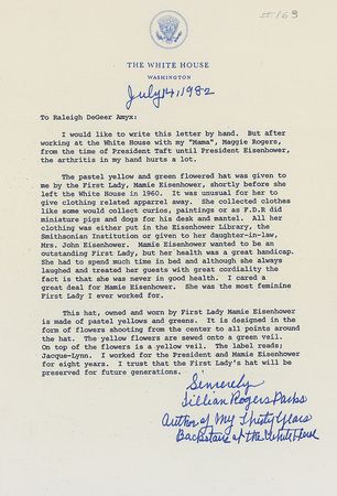 Lot #211 Mamie Eisenhower Collection of Fifteen Items - Image 2