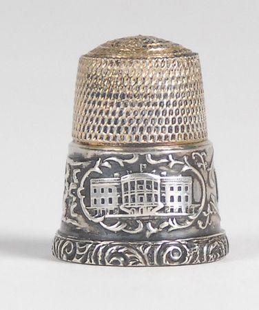 Lot #301 Nancy Reagan Silver Thimble - Image 2